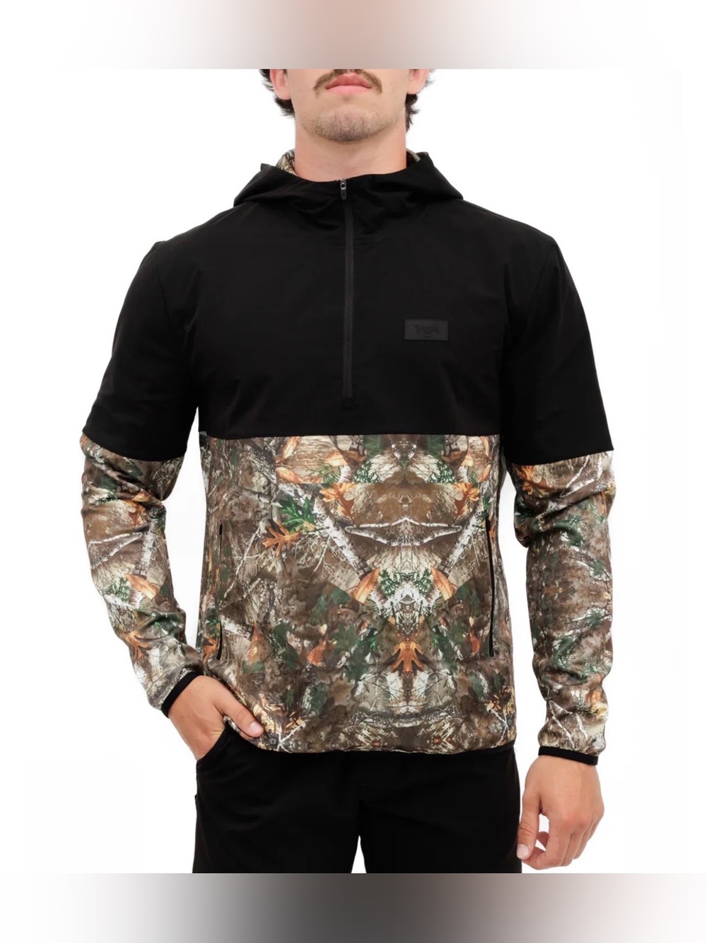 Waggle Men's Ambush Zenith 1/4 Zip Pullover Hoodie